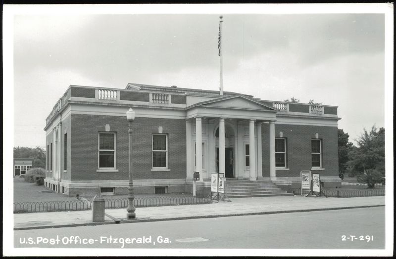 U.S. Post Office Building in Fitzgerald, Georgia