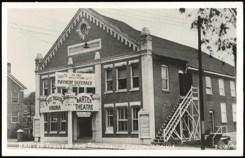 Barter Theatre and Town Hall in Abingdon, Virginia