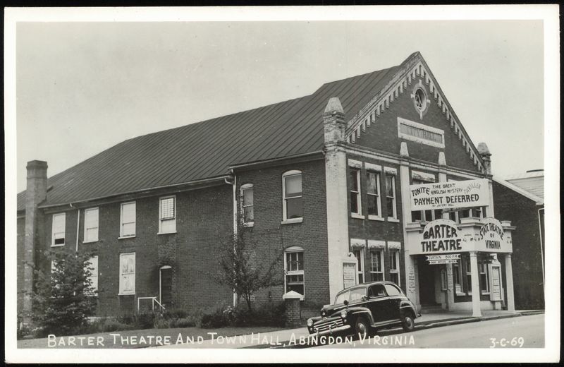 Barter Theatre and Town Hall in Abingdon, Virginia