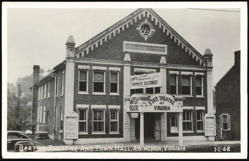 Barter Theatre and Town Hall in Abingdon, Virginia