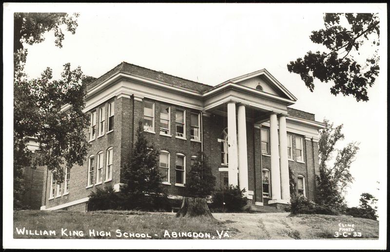 William King High School Building in Abingdon, Virginia