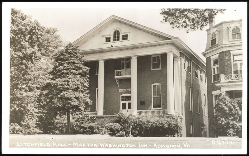 Litchfield Hall at the Martha Washington Inn Abingdon Virginia