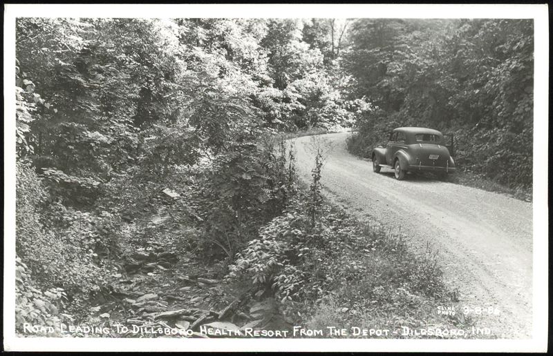 Road Leading to Dillsboro Health Resort from the Depot Indiana