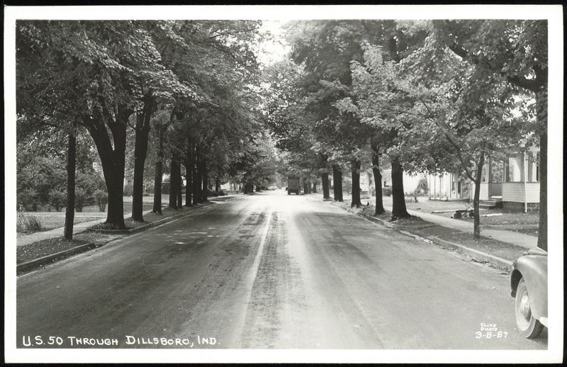 U.S. 50 Through Dillsboro, Indiana