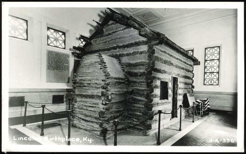 Lincoln's Birthplace Cabin Interior, Hodgenville Kentucky