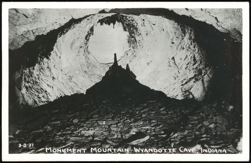 Monument Mountain in Wyandotte Cave Indiana