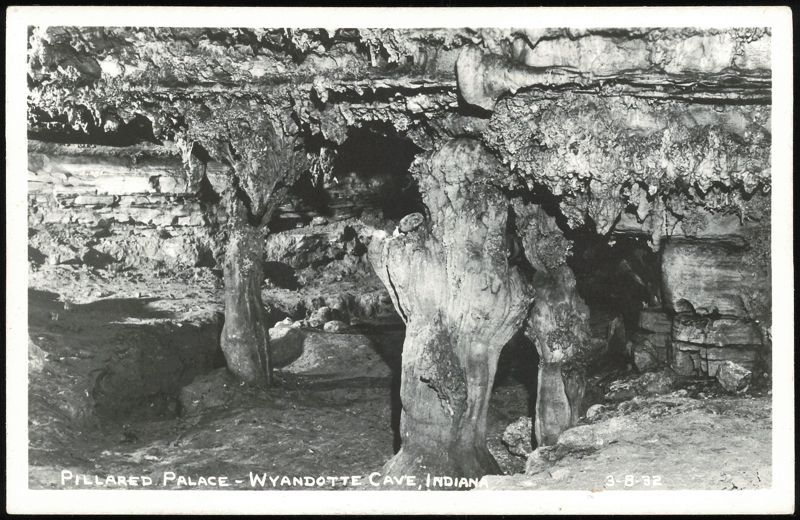Pillared Palace in Wyandotte Cave Indiana