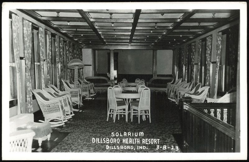Solarium at Dillsboro Health Resort Indiana