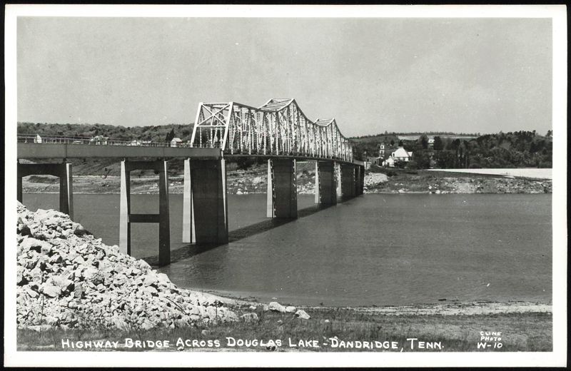 Highway Bridge Across Douglas Lake Dandridge Tennessee