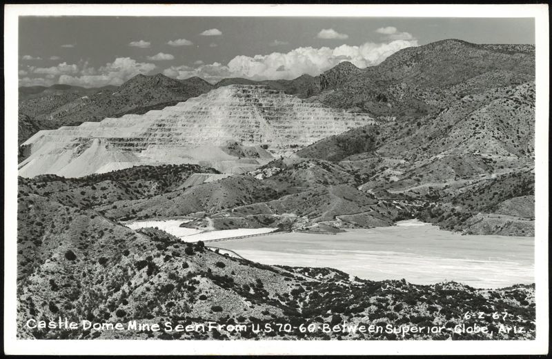 Castle Dome Mine View from U.S. 70-60 Superior Arizona