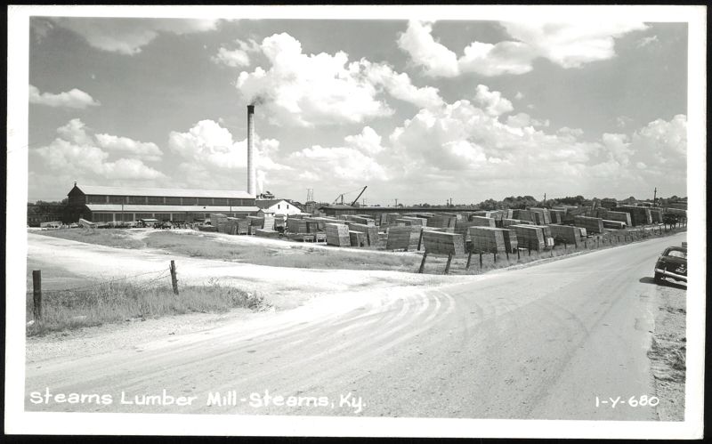 Stearns Lumber Mill in Stearns, Kentucky