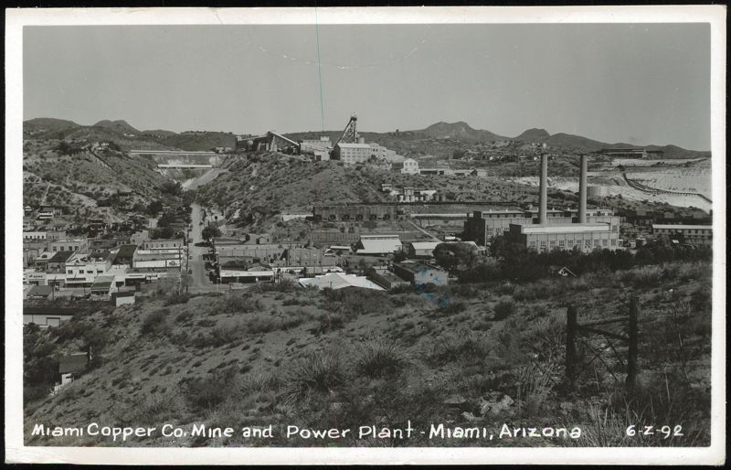 Miami Copper Co. Mine and Power Plant Arizona