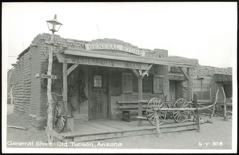 General Store, Western Arts and Skills, Old Tucson Old Tucson Studios Arizona