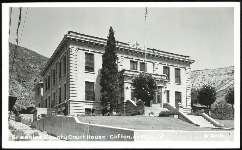 Greenlee County Court House in Clifton, Arizona