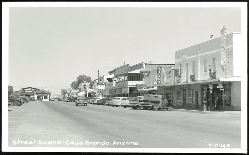 Street Scene in Downtown Casa Grande, Arizona