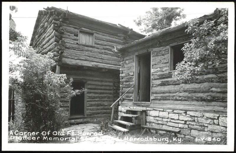 A Corner of Old Ft. Harrod, Pioneer Memorial State Park Harrodsburg Kentucky