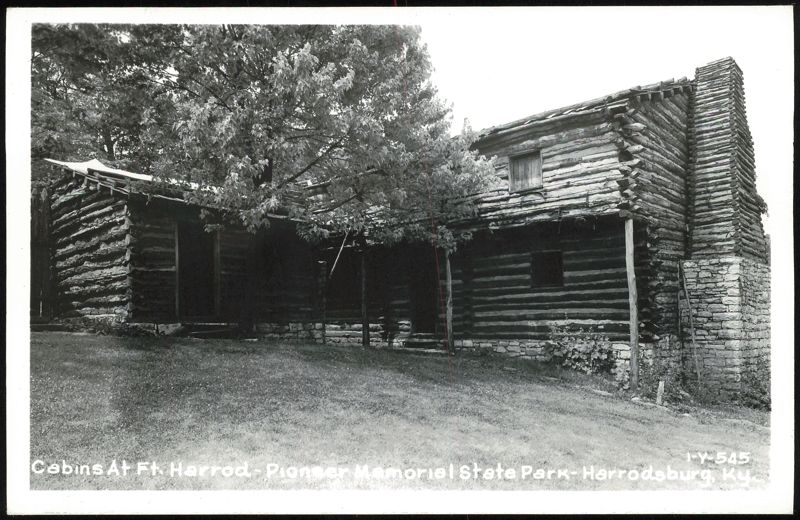 Cabins at Ft. Harrod, Pioneer Memorial State Park Harrodsburg Kentucky