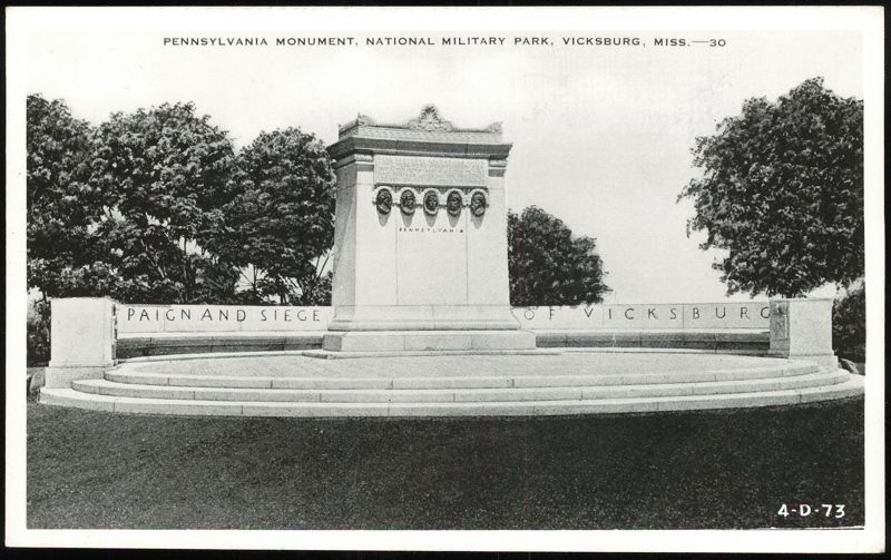 Pennsylvania Monument, Vicksburg National Military Park Mississippi