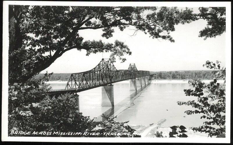 Bridge Across Mississippi River at Vicksburg