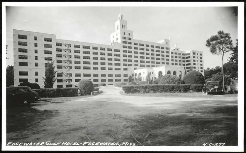 Edgewater Gulf Hotel Exterior View Biloxi Mississippi
