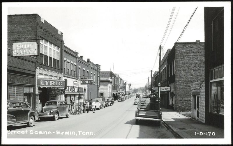 Street Scene in Erwin, Tennessee