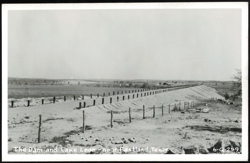 The Dam and Lake Leon near Eastland, Texas