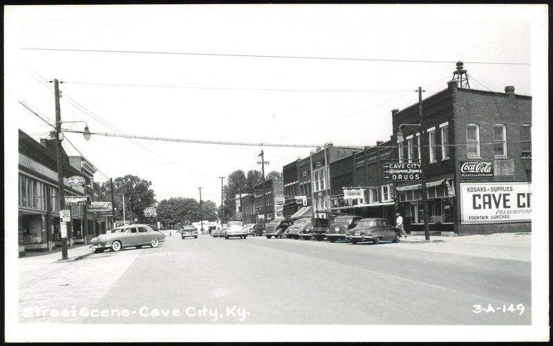 Street Scene in Cave City, Kentucky