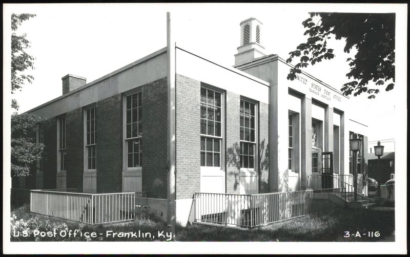 United States Post Office Building in Franklin Kentucky
