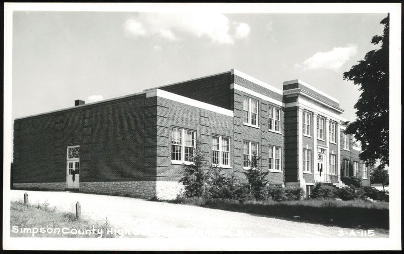 Simpson County High School Building Franklin Kentucky