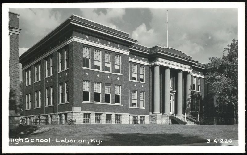 Lebanon High School Building Exterior Kentucky