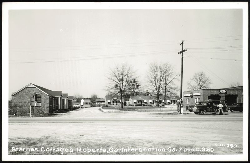 Starnes Cottages at Intersection of Ga. 7 and U.S. 80