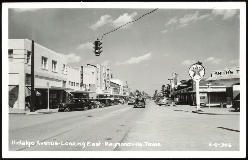 Hidalgo Avenue Looking East in Raymondville, Texas