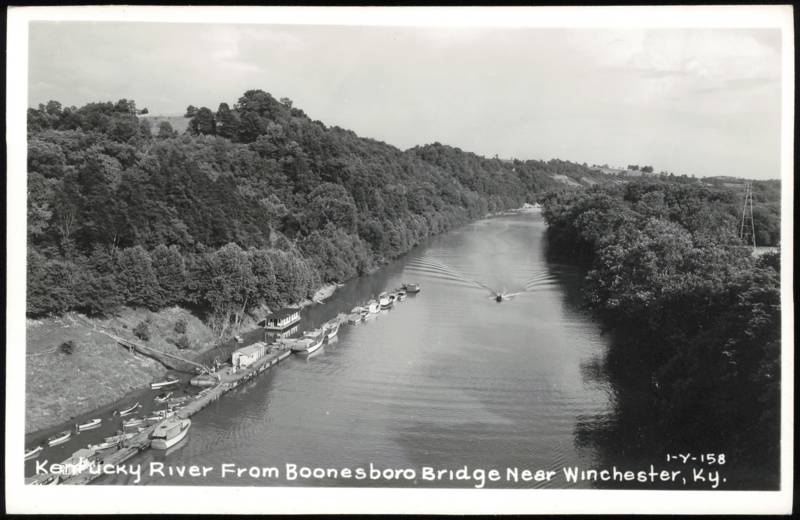 Kentucky River from Boonesboro Bridge near Winchester