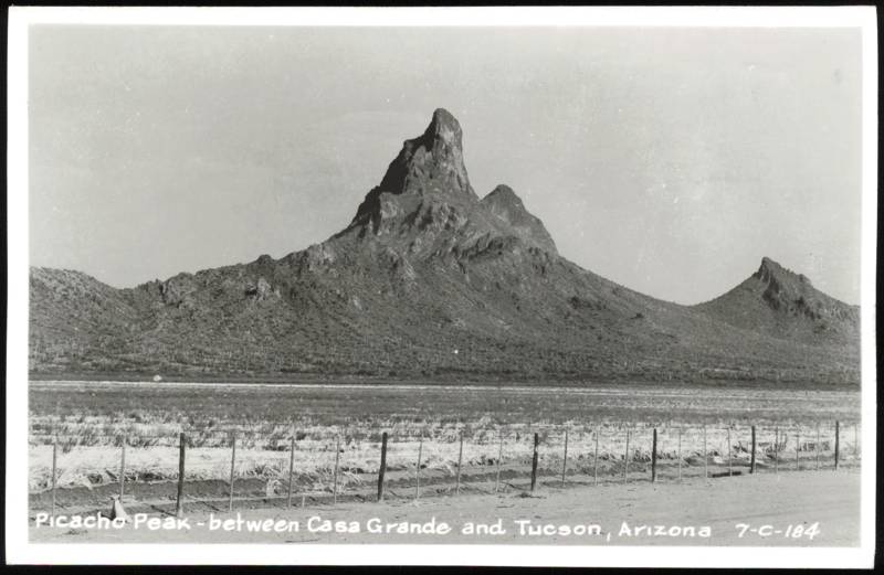 Picacho Peak Between Casa Grande and Tucson Arizona