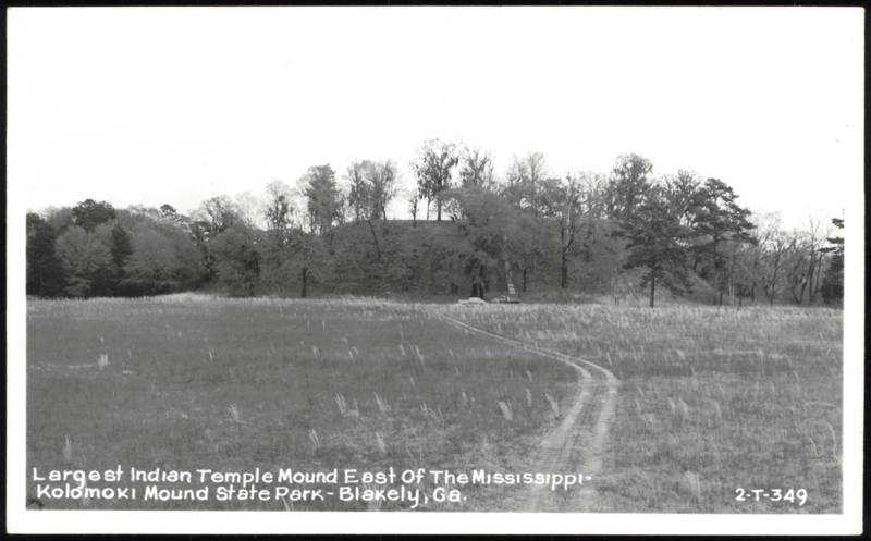 Largest Indian Temple Mound, Kolomoki Mound State Park Blakely Georgia