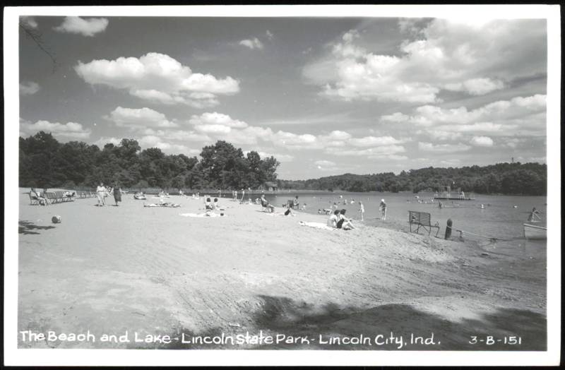The Beach and Lake, Lincoln State Park Lincoln City Indiana