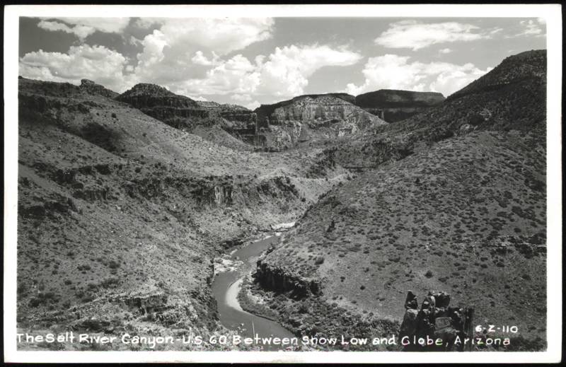 Salt River Canyon, U.S. 60 Between Show Low and Globe Arizona