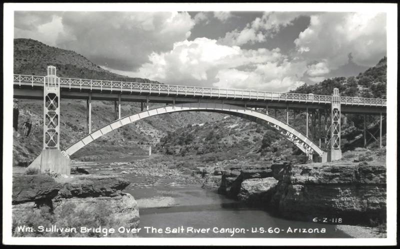 Wm. Sullivan Bridge over Salt River Canyon, U.S. 60 Arizona