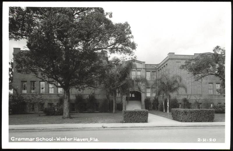 Grammar School Building Exterior and Grounds Winter Haven Florida