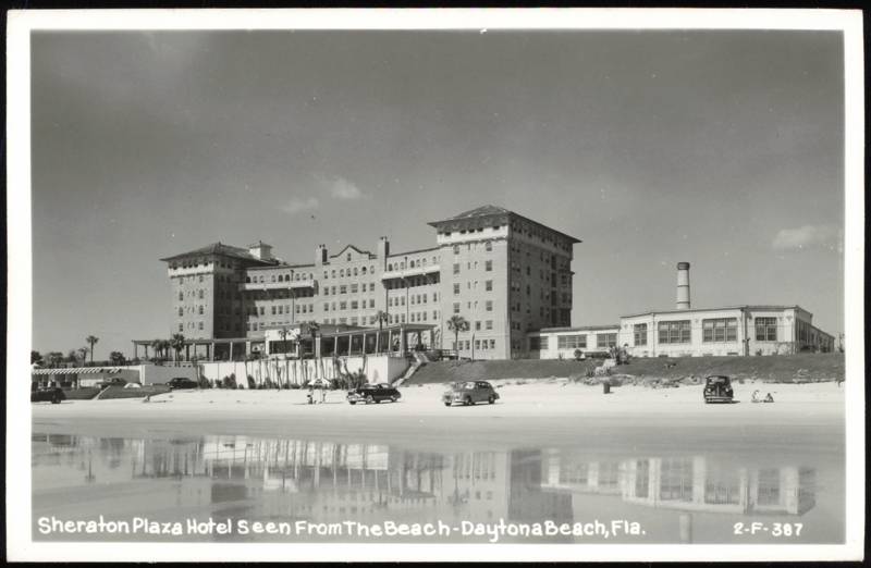Sheraton Plaza Hotel Seen From the Beach Daytona Beach Florida