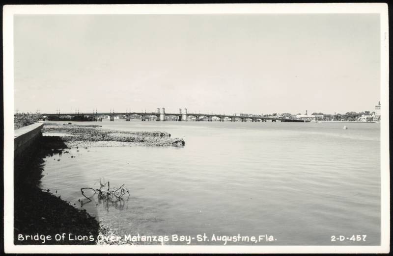 Bridge of Lions Over Matanzas Bay St. Augustine Florida