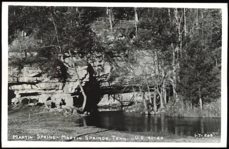 Martin Spring on U.S. Highway 41-64 Martin Springs Tennessee