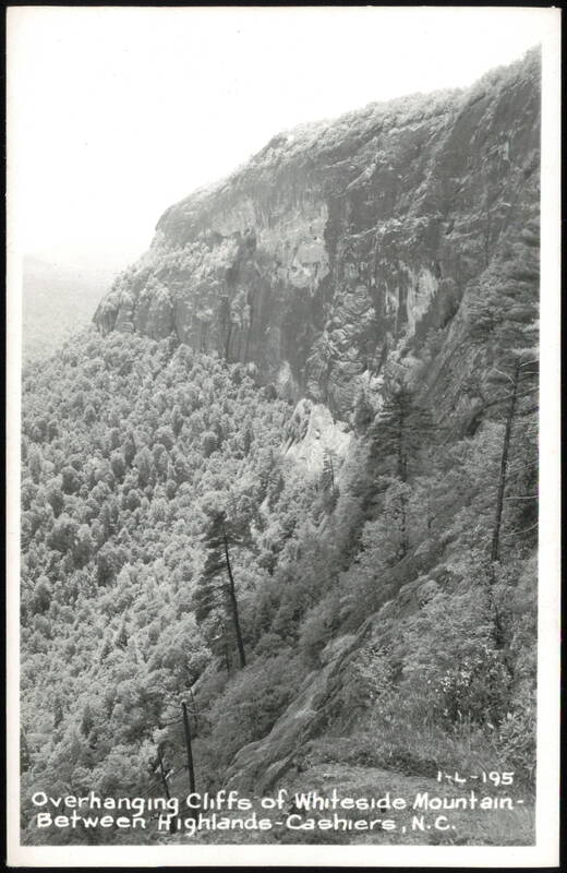 Overhanging Cliffs of Whiteside Mountain North Carolina