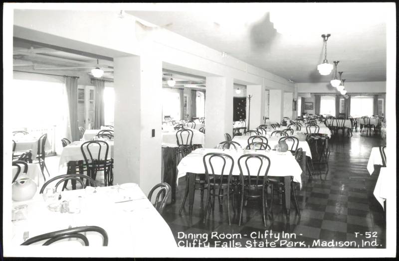 Dining Room, Clifty Inn, Clifty Falls State Park Madison Indiana