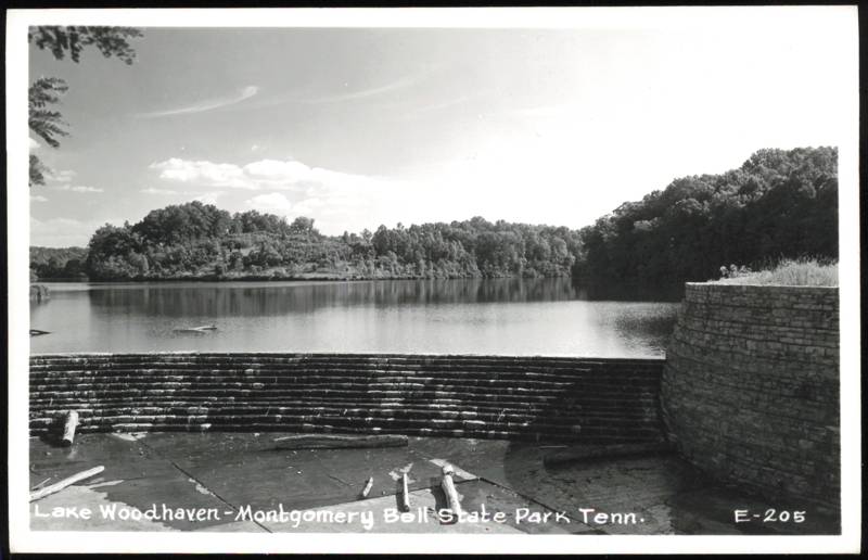 Lake Woodhaven Dam Spillway Montgomery Bell State Park Tennessee