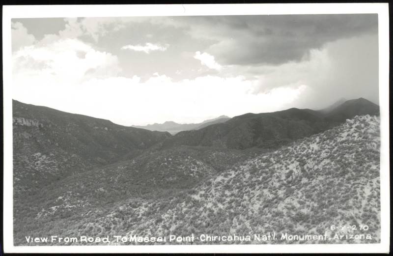 View from Road to Massai Point Chiricahua Nat'l Monument Arizona