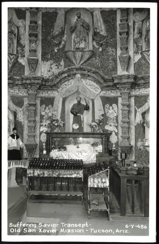 Suffering Savior Transept, Old San Xavier Mission Tucson Arizona