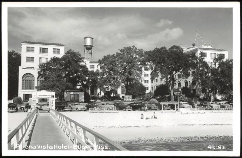 Buena Vista Hotel, Beach and Pier Biloxi Mississippi