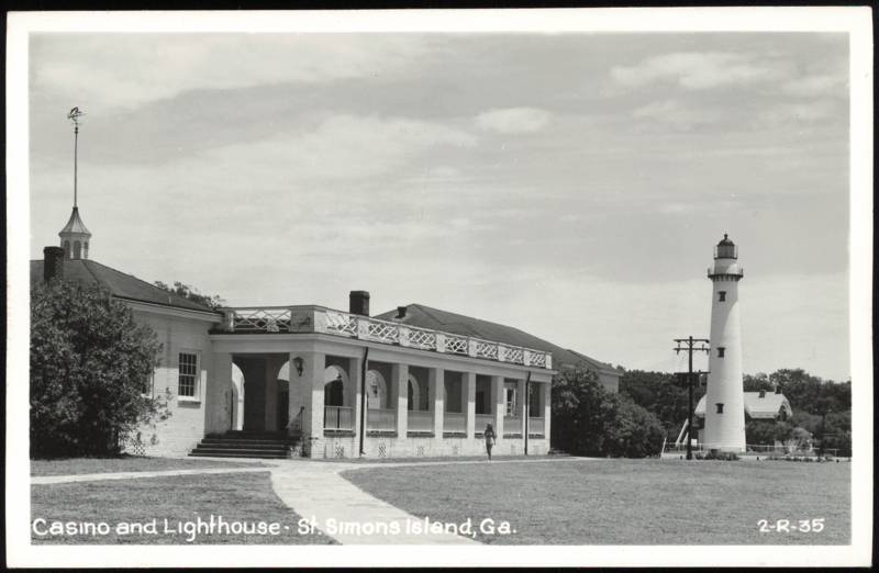 Casino and Lighthouse, St. Simons Island Saint Simons Georgia