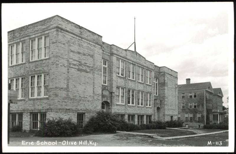 Erie School Multi-Story Brick Building Olive Hill Kentucky